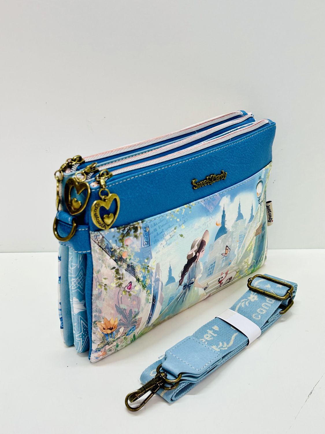 Bolso de mano/bandolera Sweet Candy - Azul - Imagen 3